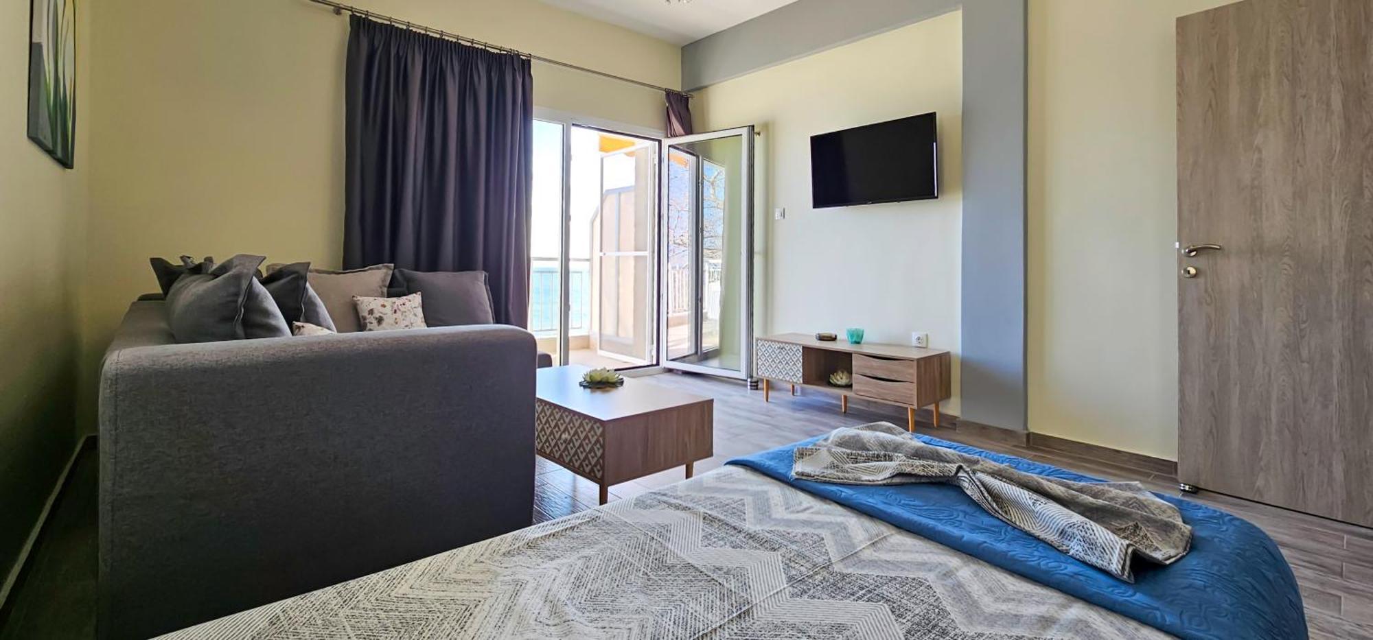 Hara Apartment In Front Of The Beach Paralía المظهر الخارجي الصورة